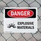 Signmission Explosive Materials Danger Sign, Plastic, 10in W x 7in L, 2PK OS-2PACK-DS-P-710-L-1210 - alternate 6